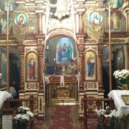Пасхальне богослужіння в храмі святих апостолів Петра і Павла с. Підцир’я