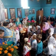 Молитва перед початком навчального року в с. Підріччя